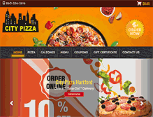 Tablet Screenshot of citypizzahartford.com